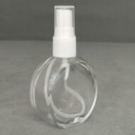 CAM ŞİŞE 50 CC ELMA MODEL SPREY PLASTİK KAPAK - Görsel 1