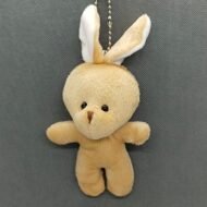 TAVŞAN ANAHTARLIK-PELUŞSUZ-13 CM - Görsel 1