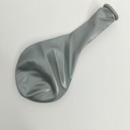 METALİK BALON-GÜMÜŞ RENK-28 CM -9 ADET - Görsel 1