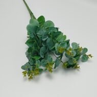 OKALİPTUS ÇİÇEK 16 DALLI UZUN-KOYU TON YAPRAKLI - Görsel 1