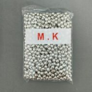 İNCİ YUVARLAK 10 MM DELİKLİ-500 GR - GÜMÜŞ RENK - Görsel 1