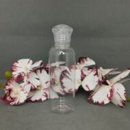 PLASTİK KOLONYA ŞİŞESİ 200CC SİLİNDİR MODEL-KRAL TACI KAPAK+PLASTİK TIPA - Görsel 1