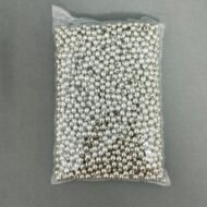 İNCİ YUVARLAK 8 MM DELİKLİ-500 GR -GÜMÜŞ  RENK - Görsel 1