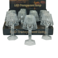 MİNİ ABAJUR LED IŞIKLI PİLLİ-1 ADET- - Görsel 1