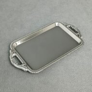 PLASTİK MİNİ TEPSİ-10X6CM-SÖZ,NİŞAN,NİKAH HEDİYELİK-12 ADET - Görsel 1