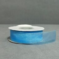 TÜL KURDELA 2 CM -MAVİ RENK-25 METRE - Görsel 1