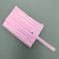 KADİFE KURDELE 1 CM/10 METRE-PEMBE - Görsel 1